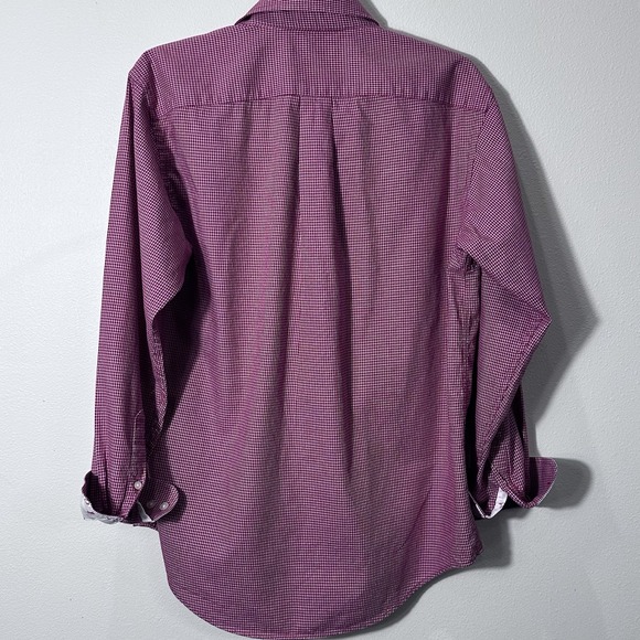 Arkansas Razorbacks Long Sleeve Dress Shirt Men's Sz S Check Pattern The Hogs‎ - Picture 2 of 10